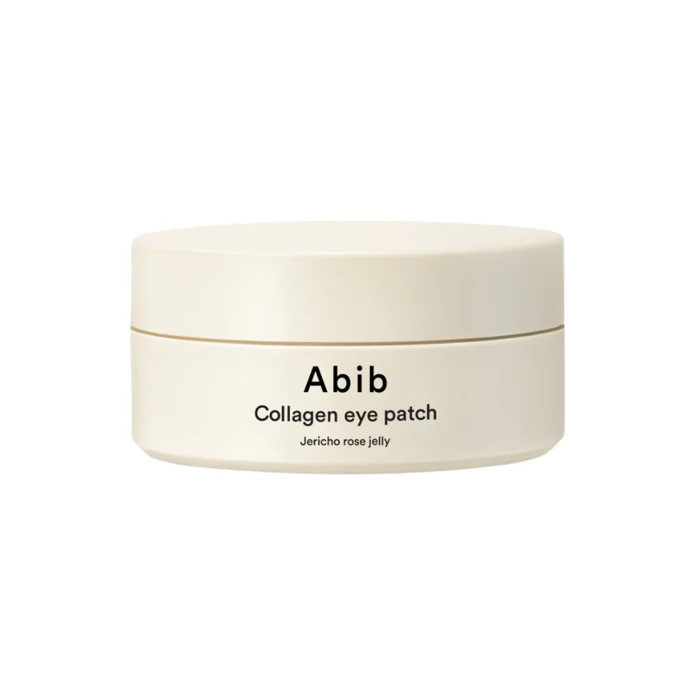 ABIB Collagen Eye Patch Jericho Rose Jelly - a revitalizing treatment for the delicate skin around the eyes. Enriched with Collagen Extract and Jericho Rose Extract, it helps to firm, hydrate, and soothe tired eyes. Niacinamide brightens the skin, while Ceramide NP and Shea Butter provide deep nourishment and strengthen the skin barrier. Ideal for reducing the appearance of fine lines, puffiness, and dark circles, this eye patch leaves the eye area looking r