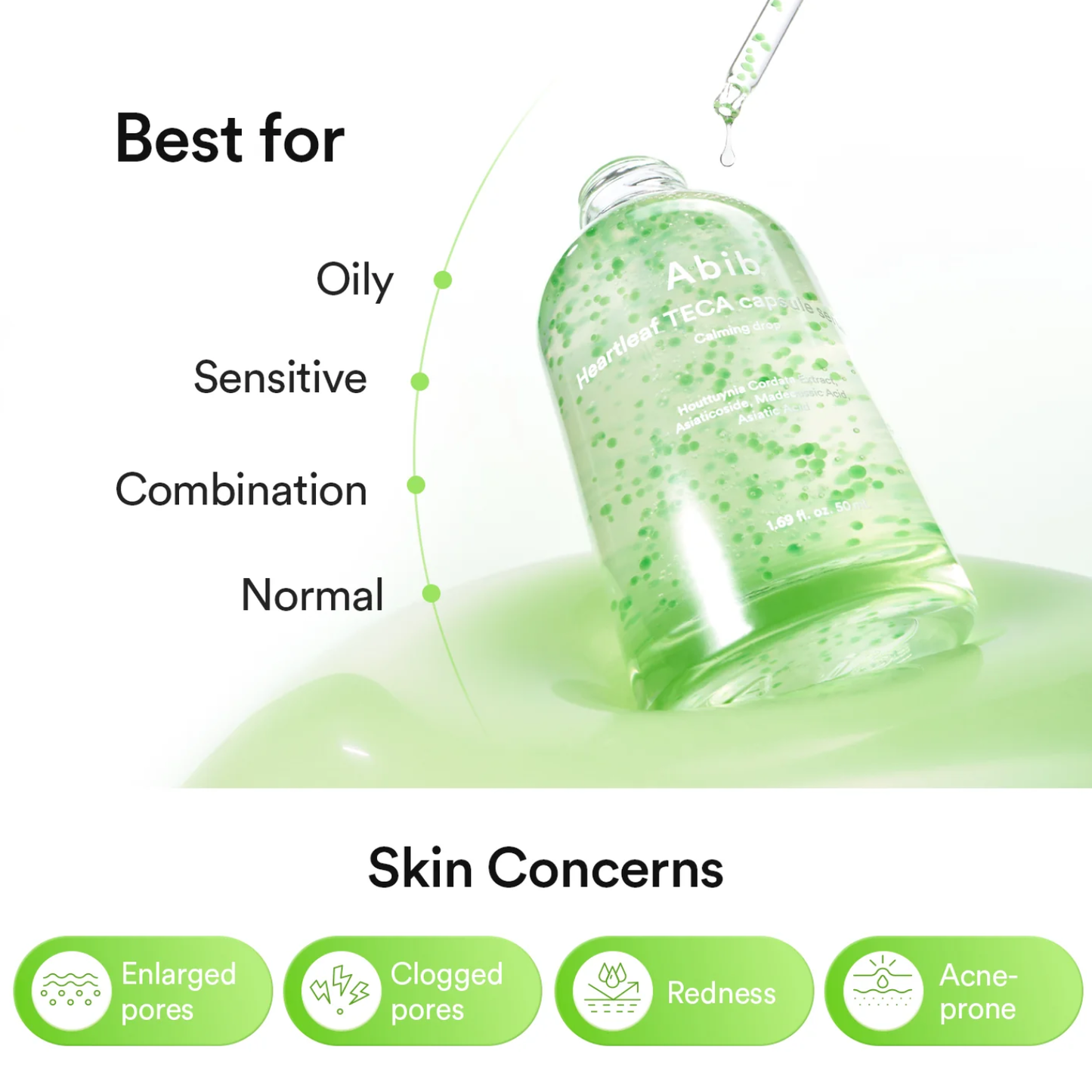 ABIB Heartleaf TECA Capsule Serum Calming Drop 50ml