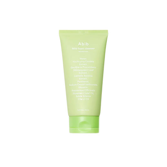 ABIB Acne Foam Cleanser Heartleaf Foam is a gentle acne-care cleanser designed to remove excess oil, impurities, and buildup without leaving the skin feeling stripped. Formulated with Salicylic Acid, Heartleaf Extract, Centella Asiatica Extract, Panthenol, and Wintergreen Leaf Extract, it helps cleanse clogged pores, calm irritation, and support clearer-looking skin. The soft foam texture leaves the skin feeling fresh, balanced, and comfortable. Best suited for Breakouts &amp; Acne, Pore &amp; Oil Control, 