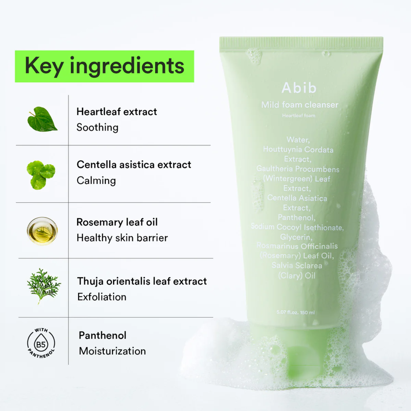 ABIB Acne Foam Cleanser Heartleaf Foam 150ml