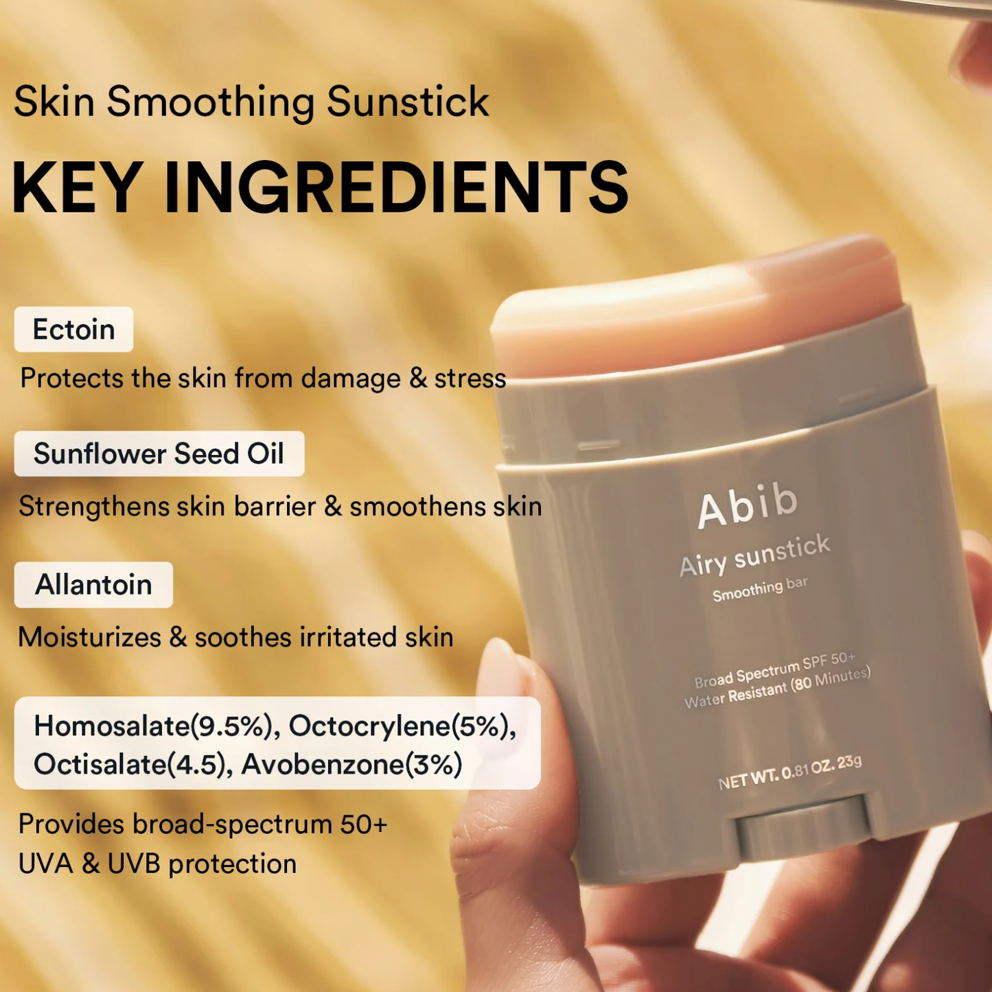 ABIB Airy Sunstick Smoothing Bar 23g