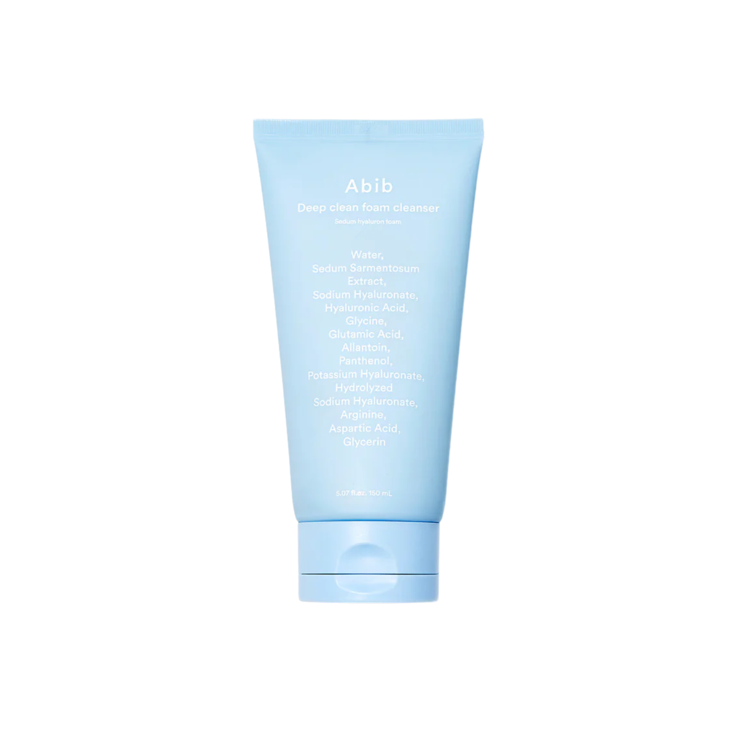 ABIB Deep Clean Foam Cleanser Sedum Hyaluron Foam is a hydrating foam cleanser designed to deeply cleanse while keeping the skin feeling soft and comfortable. Formulated with Sedum Sarmentosum Extract, multiple forms of Hyaluronic Acid, Panthenol, Allantoin, and amino acids, it helps remove impurities, refresh the skin, and support lasting moisture during cleansing. The fine, soft bubbles leave the skin feeling clean, smooth, and plump without a tight or dry feeling. Best for: Dryness, Combination skin, Red