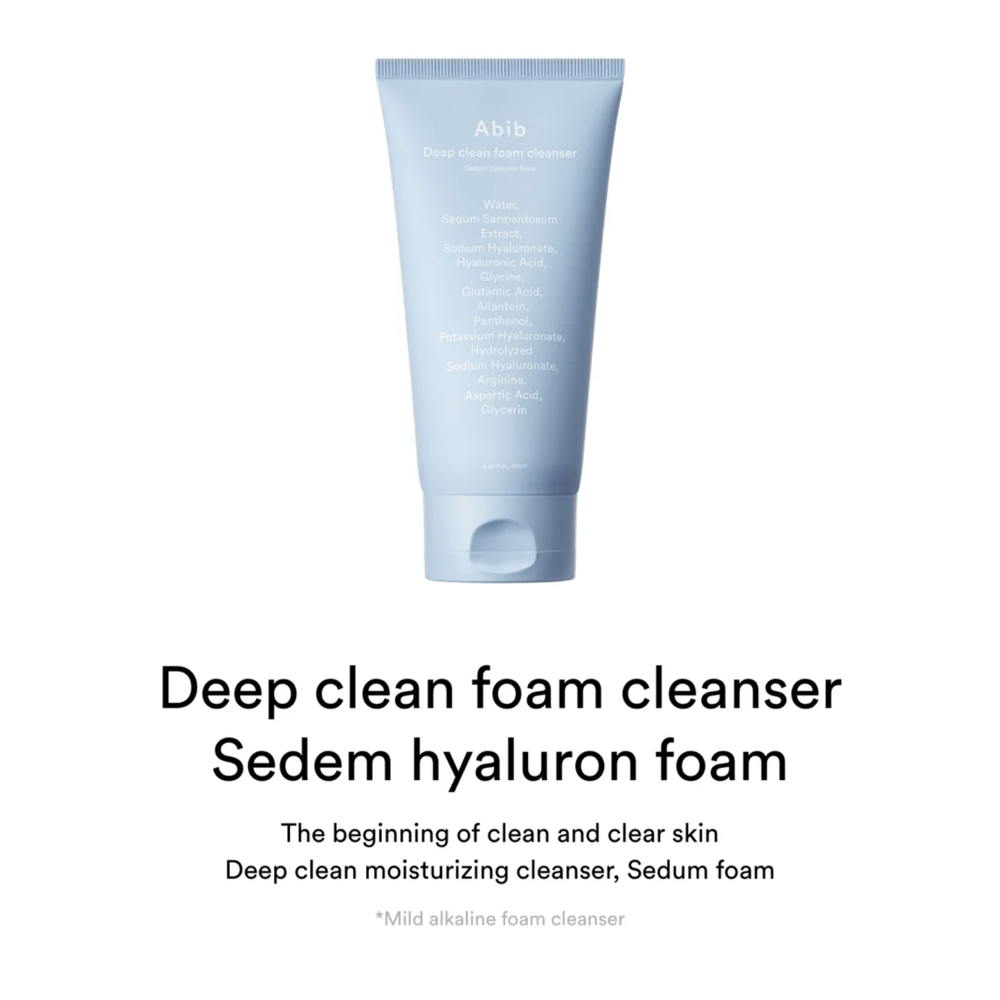ABIB Deep Clean Foam Cleanser Sedum Hyaluron Foam 150ml