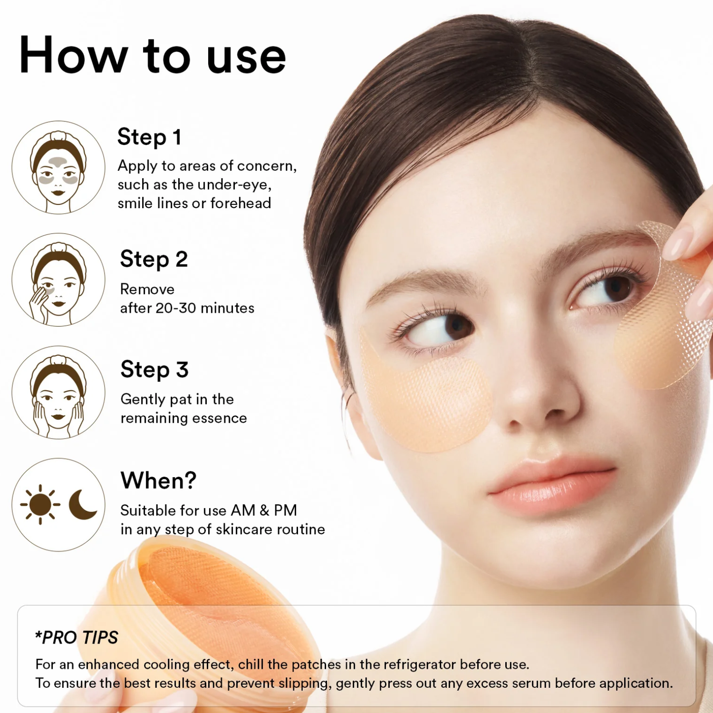 ABIB Glutathione Kojic Acid Eye Patch Vita Jelly 60ea