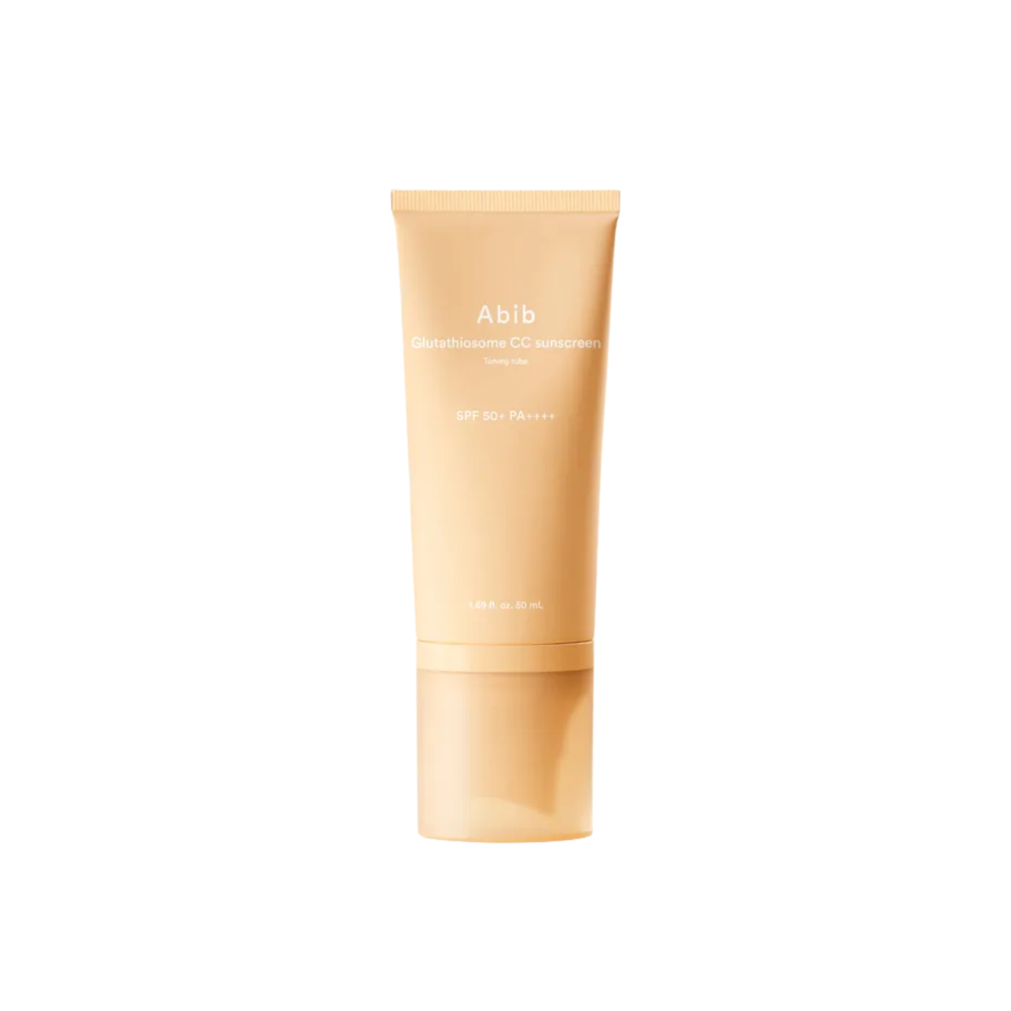 ABIB Glutathiosome CC Sunscreen Toning Tube is a brightening tone-up sunscreen that protects the skin with SPF 50+ PA++++ sun protection while enhancing radiance and improving overall complexion. Formulated with Glutathione and Vitamin C derivatives, it helps support a more even skin tone, while Niacinamide works to brighten and smooth. Broad-spectrum UV filters shield the skin from daily sun exposure, and Ceramide NP, Beta-Glucan, and Allantoin help maintain hydration and strengthen the skin barrier. The l