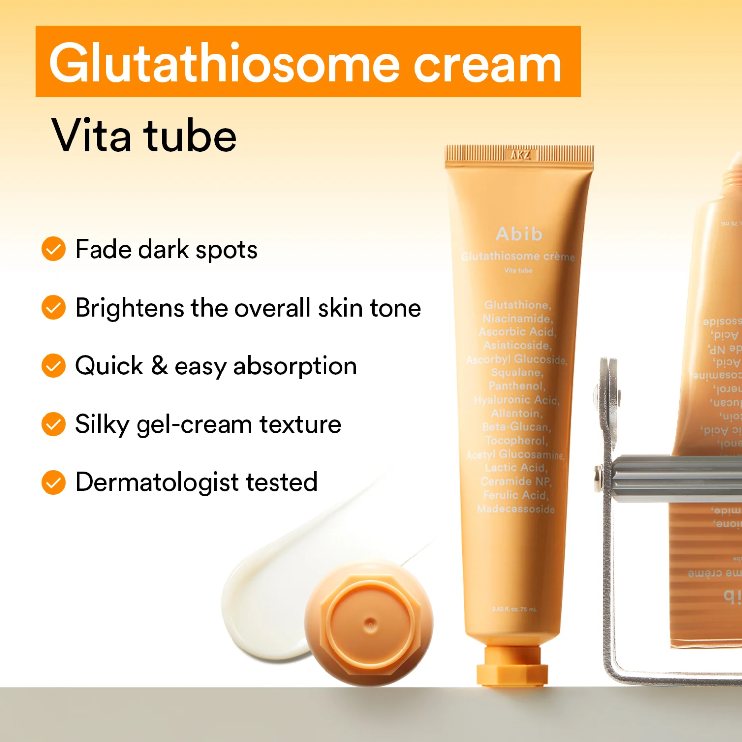 glutathione cream canada ABIB Glutathiosome Cream Vita Tube – Brightening Face Cream