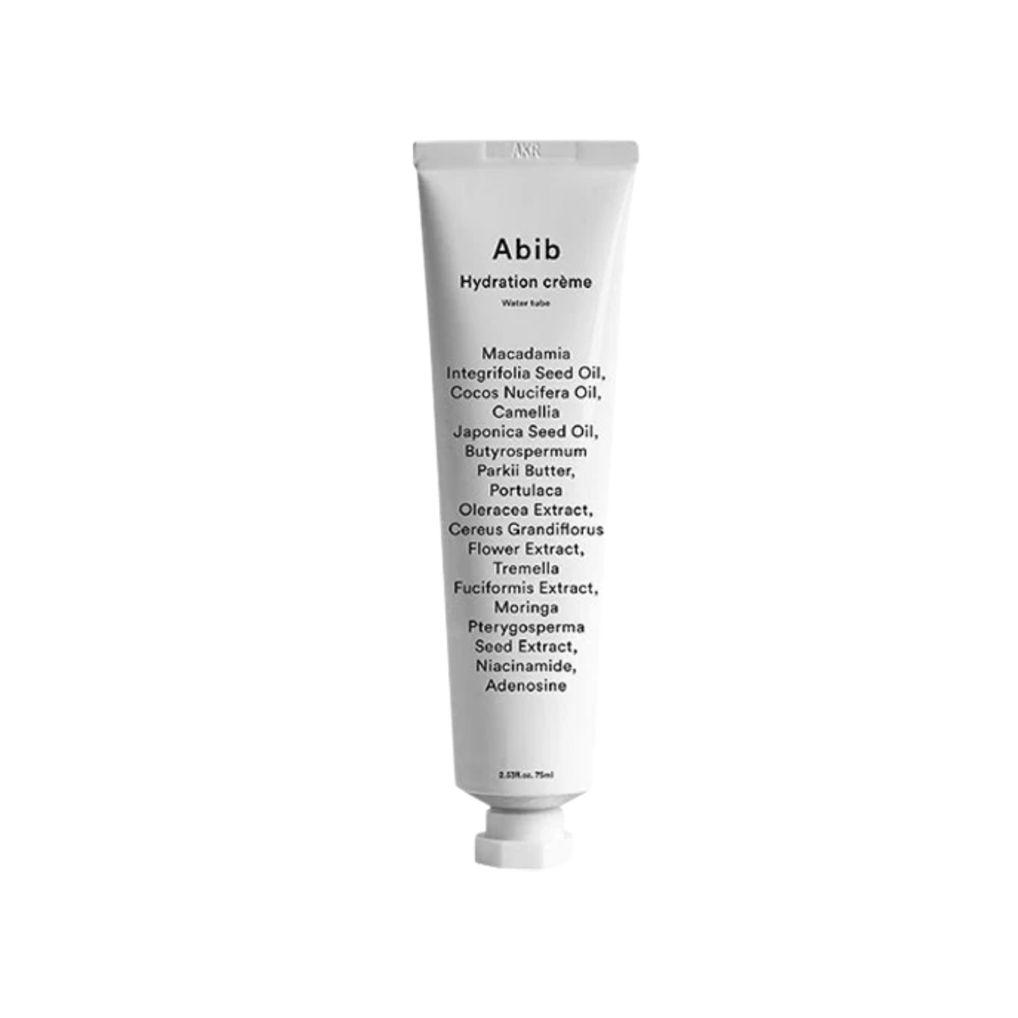 ABIB Hydration Cream Water Tube is a moisturizing facial cream designed to hydrate, soften, and comfort dry or dehydrated skin. Formulated with Glycerin, Niacinamide, Macadamia Seed Oil, Coconut Oil, Camellia Japonica Seed Oil, Panthenol, Shea Butter, Sodium PCA, Sodium Hyaluronate, Cactus Flower Extract, Tremella Mushroom Extract, and Moringa Seed Extract, it helps replenish moisture and leave the skin feeling smooth and refreshed. This cream helps support a healthy-looking moisture barrier while keeping t
