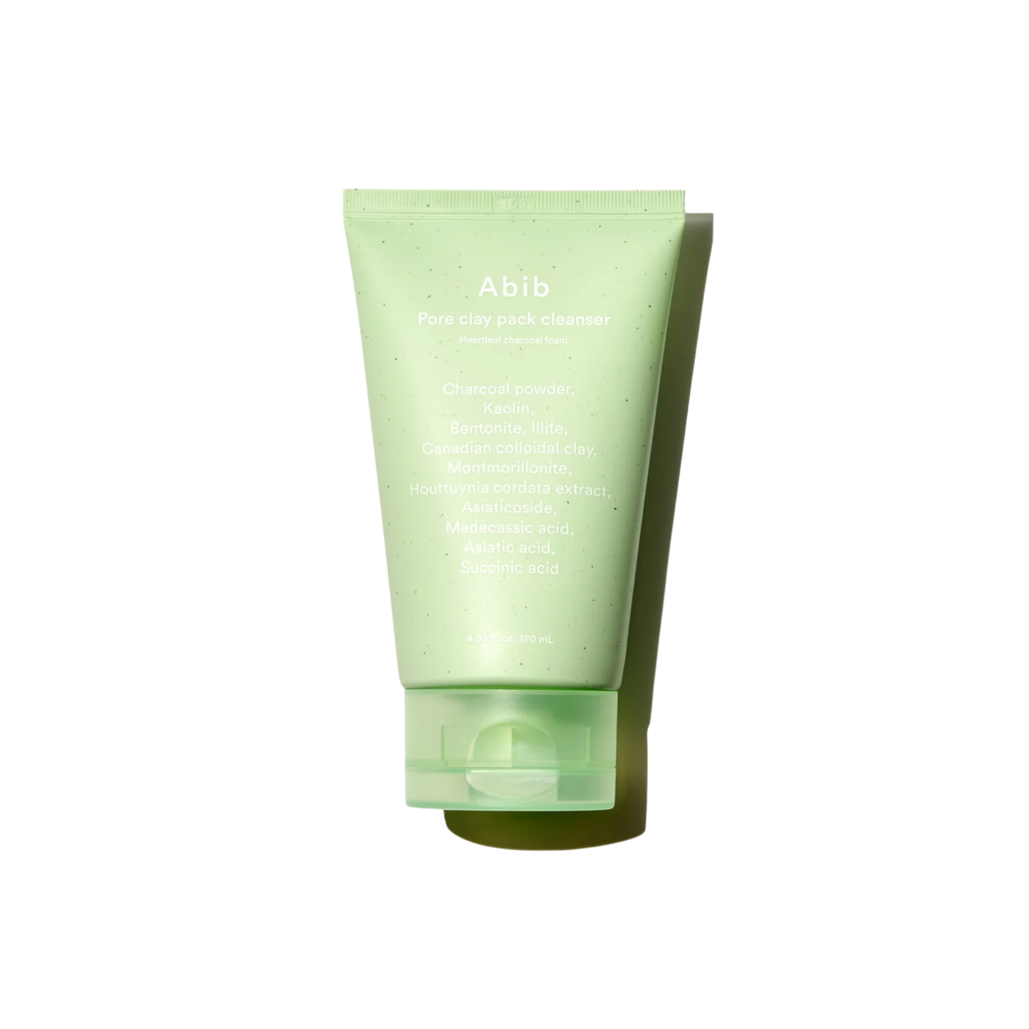 ABIB Pore Clay Pack Cleanser Heartleaf Charcoal Foam is a purifying daily cleanser that combines the benefits of a clay mask and foam wash to help clear pores and refresh the skin. Formulated with Kaolin, Bentonite, and Charcoal Powder, it helps absorb excess oil and impurities, while Houttuynia Cordata (Heartleaf) Extract soothes and calms the skin. Hyaluronic Acid and Beta-Glucan provide light hydration to keep skin balanced and comfortable after cleansing. The creamy clay-to-foam texture gently cleanses 