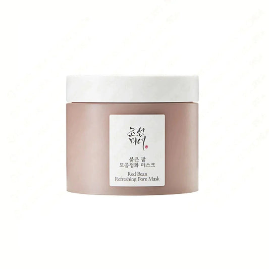 BEAUTY OF JOSEON Red Bean Refreshing Pore Mask is a purifying mask that deeply cleanses and refreshes the skin. Formulated with Red Bean Extract and Kaolin, it helps to absorb excess oil and unclog pores, leaving your skin smooth and refined. The mask also contains Pear and Strawberry Extracts to nourish and brighten the complexion, making it ideal for achieving a clear and refreshed look.