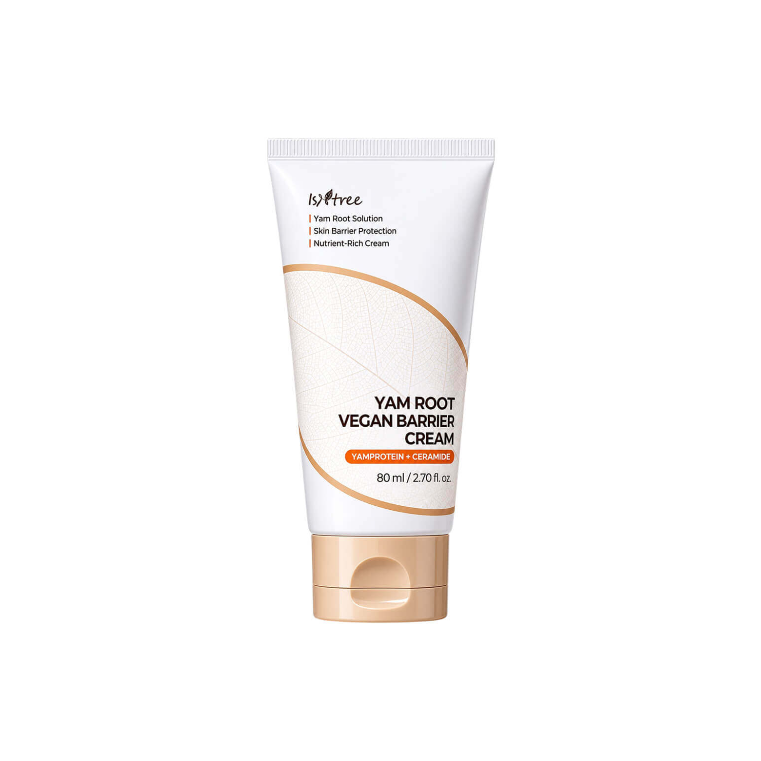 ISNTREE Yam Root Vegan Barrier Cream is a deeply nourishing moisturizer that hydrates and strengthens your skin's barrier. Infused with skin-soothing ingredients, it leaves your complexion smooth and supple. This gentle, vegan formula is perfect for daily use. Simply apply twice a day after your toner for best results.
